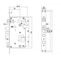 Электронный дверной замок Philips EasyKey 603