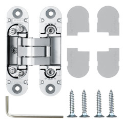 Дверная петля скрытой установки с 3D-регулировкой 9540UN3D SC Мат хром