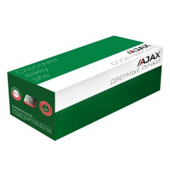 Дверная ручка на розетке Ajax (Аякс) SIGMA JK CP-8 хром 105мм