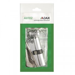 Цилиндровый механизм (AX102/60) AX1002Knob60 (25+10+25)/HD CP хром 4Key с вертушкой