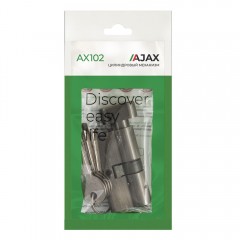 Цилиндровый механизм (AX102/70) AX1002Knob70 (30+10+30)/HD AB бронза 4Key с вертушкой