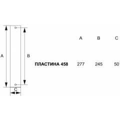 Дверная ручка 266/458 Cab Isabel Античное серебро