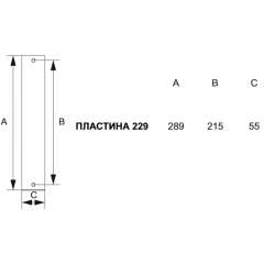 Дверная ручка 229/229 Wc Libra Матовая бронза